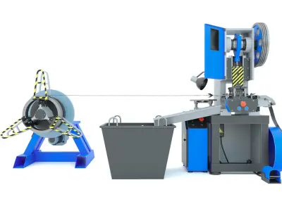 Machine tool mechanical press stamping line K2116 3D model