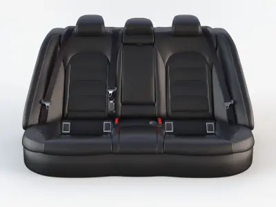 Car Seat 3D model V2