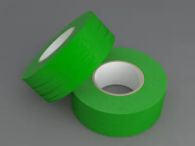 Duct Tape Green 3D model