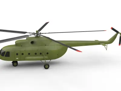 heavy lift helicopter 3D model purchase