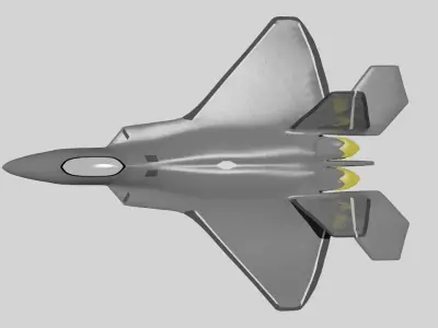 F-22 raptor 3D model