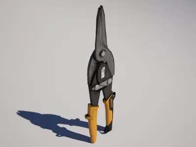  Aviation Snips Garden Shear Low-poly 3D model