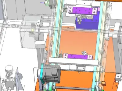 Automatic Motherboard Supplier Flip Machine for SMT Production 3D model