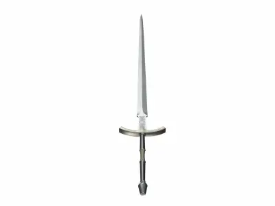 Bastard sword 3D model purchase