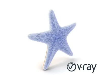 Textured Starfish Marine Creatures model pack Low-poly 3D model