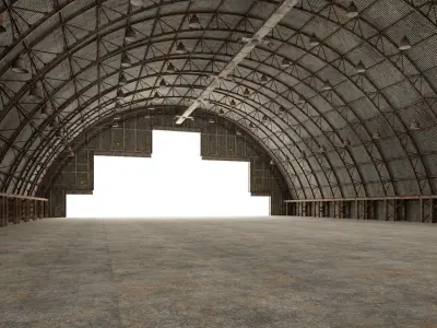Hangar 5 3D model