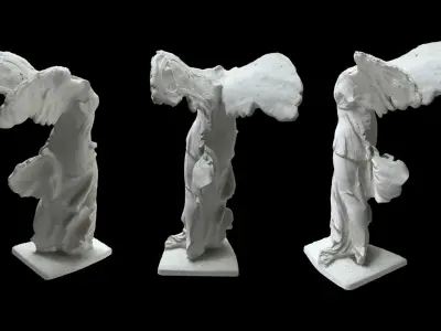 Winged Victory of Samothrace 3D model