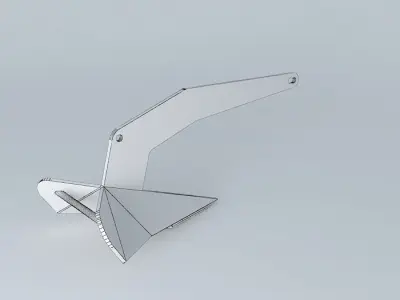 Delta anchor 06 kg 3D model