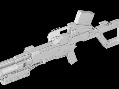 XF5 Weapon 3D model