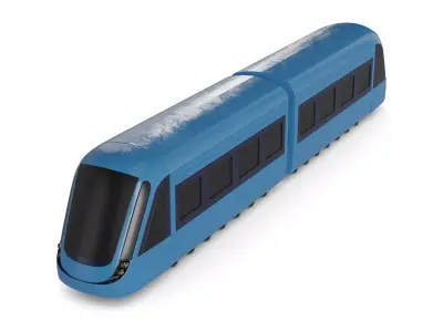 Tram 3D model 2