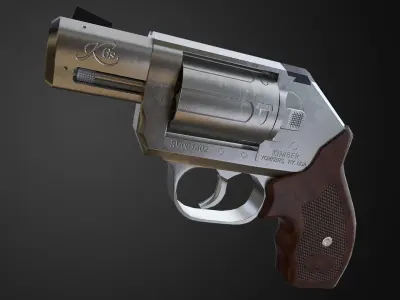 Kimber K6s Game Ready Revolver  Low-poly 3D model
