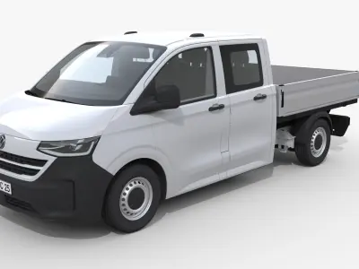 VW Transporter 2025 Double Cab 3D model