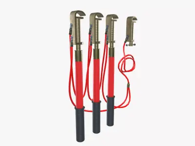 High Voltage Detector Low-poly 3D model