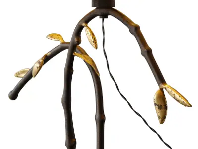 Petal lamp brass by Zara Home and Colin King 3D model