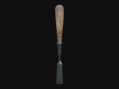 Medieval Chisels V06 Low-poly 3D model