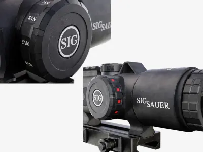 Optic  BRAVO5 5X32 MM 3D model