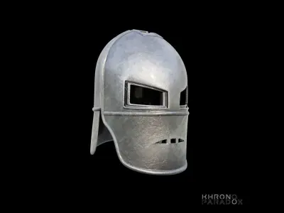Mk 1 Helmet Low-poly 3D model