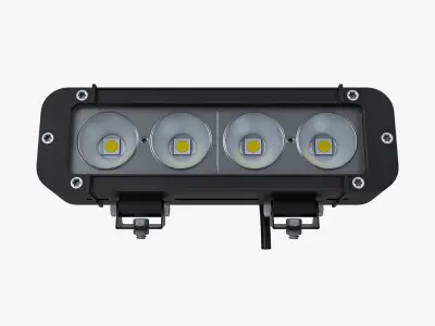Medium LED Light Bar 3D model