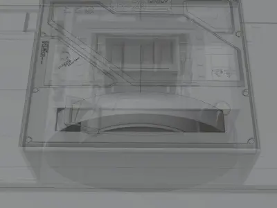 Neon Genesis Evangelion Clock Counter Free 3D model