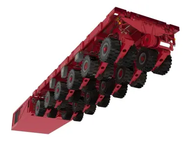 Mammoet Self Propelled Modular Rigging 3D model