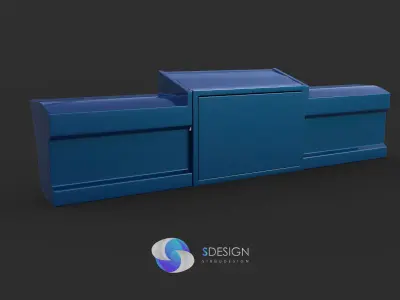 Truck backbumper pack 3D model