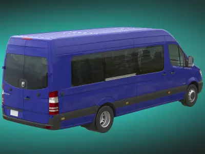 Dodge Sprinter 3500 Minibus L4H2 3D model