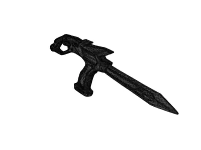 Futuristic Energy Blade Weapon 3D model