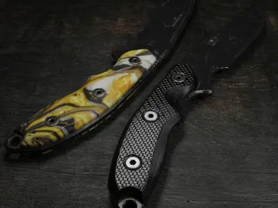 UACK Flashpoint knife Low-poly 3D model