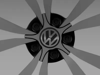 VW Beetle 2012 rim 3D model