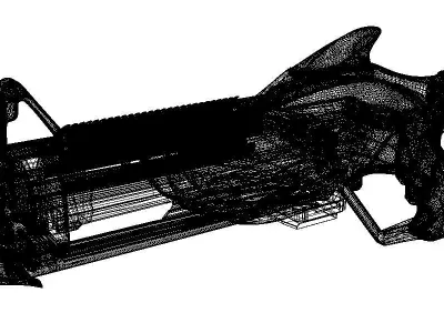 Gun 3D Model 3D model