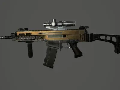CZ 805 BREN Rifle Low-poly 3D model