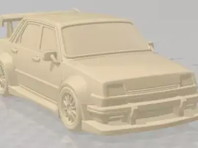 Renault 7 1982 Tuning Printable Car 3D print model