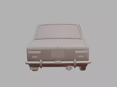 VAZ 2101 Lada 2101 Classic Soviet Car 3D Printable  3D print model