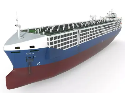 Livestock Carrier 02 3D model