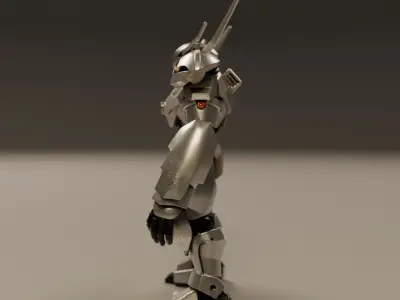 combat robot 3D print model