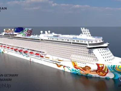 NORWEGIAN GETAWAY 3D model