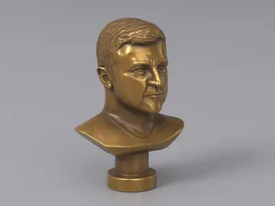  Bronze Bust of Zelensky 