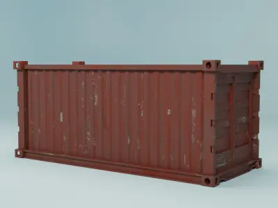 Cargo Container 3D model purchase