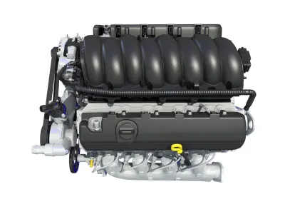 V8 Engine 3D model purchase