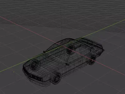 Classic German Coupe E24 6 Series   3D Model 3D model