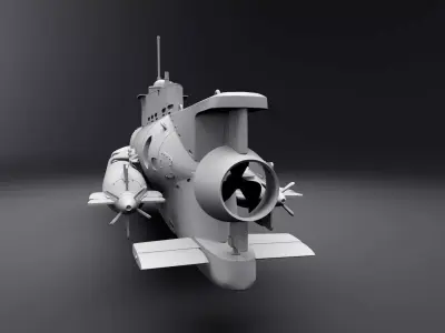 Seehund Scale model  3D print model