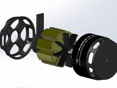 T-Motor AT4120 Long Shaft 560KV 3D print model