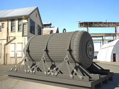 Daisy Cutter Bomb BLU-82B 3D model