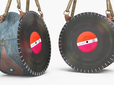 Unique Handbags Collection 3D model