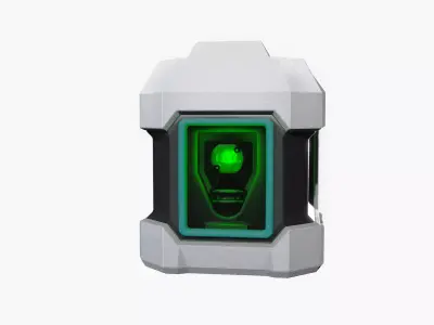 Husky Laser Level Low-poly 3D model
