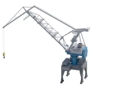 Portal Crane Ardelt Tukan heavy loads 3D model