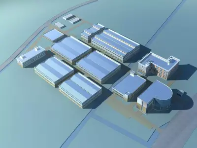 Office Building 3D model 411