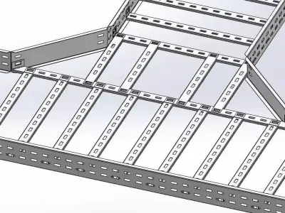 CABLE LADDER - Full CAD design 3D model