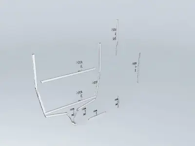 Spt4, boat frame Free 3D model