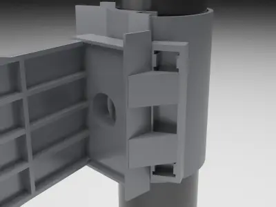 Microwave Antenna 3D model